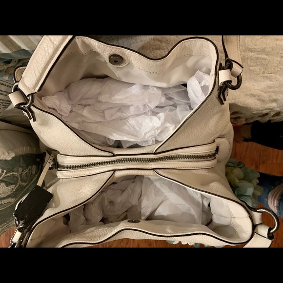 🤍🦄Coach Bandana Rivets Edie31 Shoulder Bag Chalk White F55544 MSRP $450.00 - Picture 8 of 16